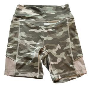 PINK Sport Victorias Secret Camo Yoga Bike Shorts XS